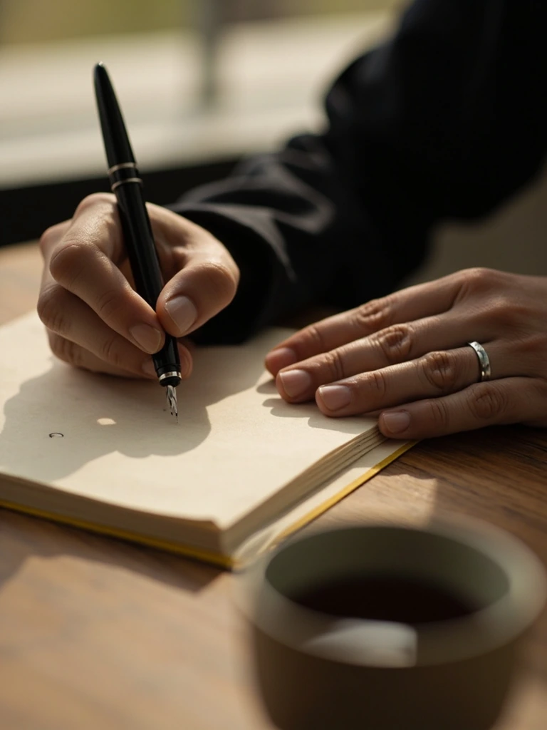 A specialist's handwritten notes from a first consultation
