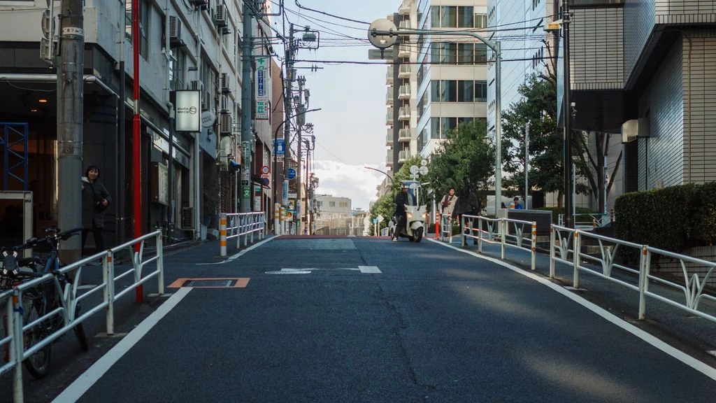 The Shiki Japan studio in Shibuya at dusk